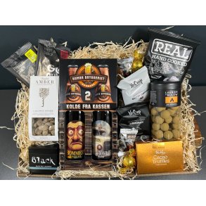 Gavekurv - 2 Kolde fra Kassen | 500,- kr.