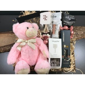 Gavekurv - Baby shower og barselsgave - Pige