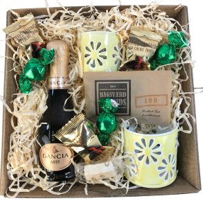 Gavekurv - Bobler og hygge 🍾✨