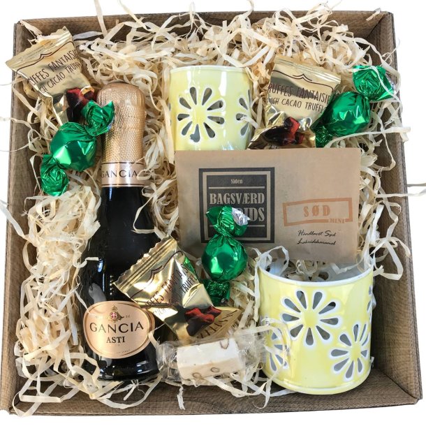 Gavekurv - Bobler og hygge 🍾✨