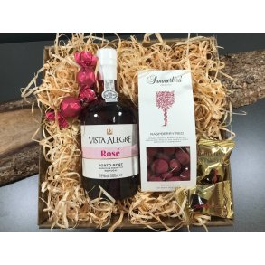 Gavekurv til par - Portvin og hygge