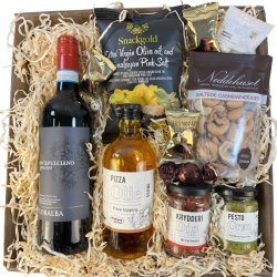 Gavekurv � R�dvin og pizza