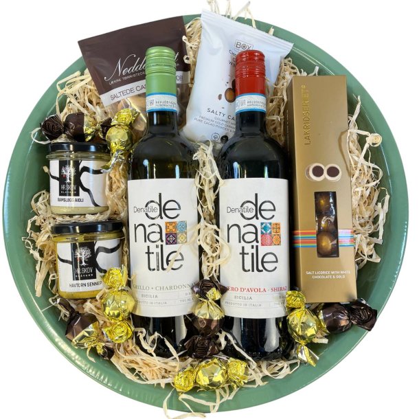 Gavekurv � Vin og hygge