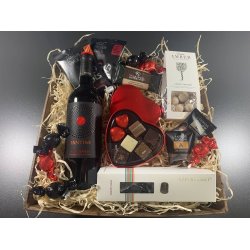 Gavekurv  til k�resten - En k�rlig hilsen