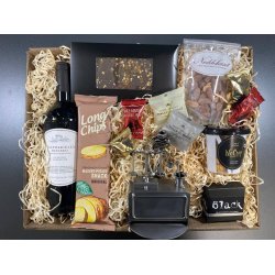 Gavekurv med metalfigur - Apoteker - Vin og hygge