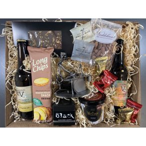 Gavekurv med metalfigur - Bogholder - Revisor - l og hygge