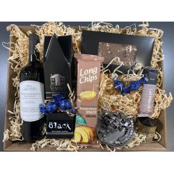 Gavekurv med metalfigur - Anlgsstruktr - Brolgger - Vin og hygge