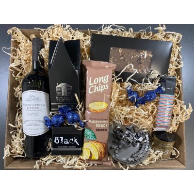 Gavekurv med metalfigur - Anlgsstruktr - Brolgger - Vin og hygge