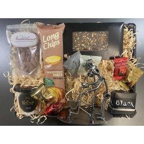 Gavekurv med metalfigur - Ergoterapeut - SOSU - Mand - L�kkerier