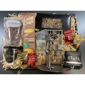 Gavekurv med metalfigur - F�ngselsbetjent - F�ngselsfunktion�r - L�kkerier