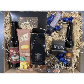 Gavekurv med metalfigur - Flisemurer- l og hygge