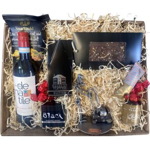 Gavekurv med metalfigur - Gulvsliber - Vin og hygge