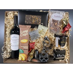 Gavekurv med metalfigur - Indk�ber - Bygningskonstrukt�r - Byggeleder - Vin og hygge