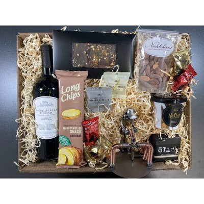 Gavekurv med metalfigur - Isolatr - Vin og hygge