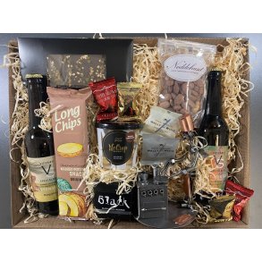 Gavekurv med metalfigur - Kok - �l og hygge