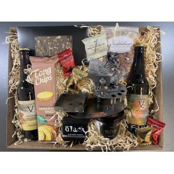 Gavekurv med metalfigur - Kontorassistent -Socialrdgiver - Kvinde - l og hygge