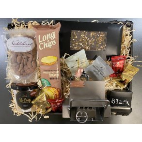 Gavekurv med metalfigur - Mekaniker - L�kkerier