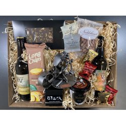 Gavekurv med metalfigur - Motorcykelmekaniker - l og hygge