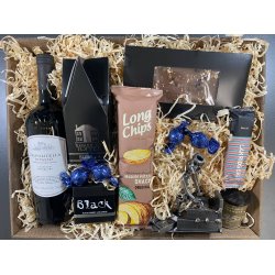 Gavekurv med metalfigur - Murer - Vin og hygge