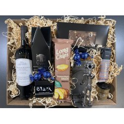 Gavekurv med metalfigur - Murer - Vin og hygge