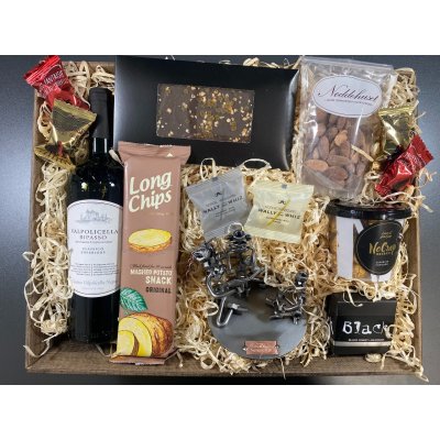 Gavekurv med metalfigur - Pdagog - Kvindelig pdagog - Vin og hygge