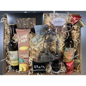 Gavekurv med metalfigur - SOSU - Ergoterapeut - Kvinde - �l og hygge