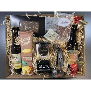 Gavekurv med metalfigur - Student - �l og hygge