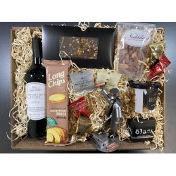 Gavekurv med metalfigur - Student - Vin og hygge