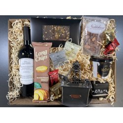 Gavekurv med metalfigur - Sygeplejerske - Apoteker - Vin og hygge