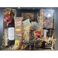 Gavekurv med metalfigur - Sygeplejerske - Vin og hygge