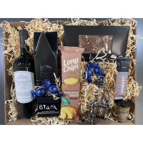 Gavekurv med metalfigur - VVS Mont�r - Vin og hygge