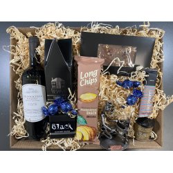 Gavekurv med metalfigur - VVS Montr - Vin og hygge