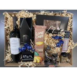 Gavekurv med metalfigur - VVS Mont�r - Vin og hygge