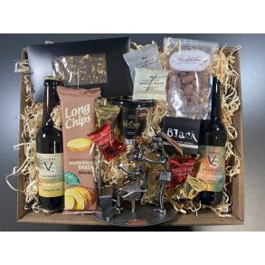 Gavekurv med metalfigur - Fris�r - �l og hygge