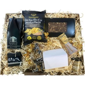 Gavekurv med metalfigur - Lager og logistik - Spedit�r - Kvinde - L�kkerier