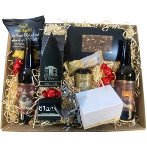 Gavekurv med metalfigur - Lager og logistik - Spedit�r - Kvinde - �l og hygge