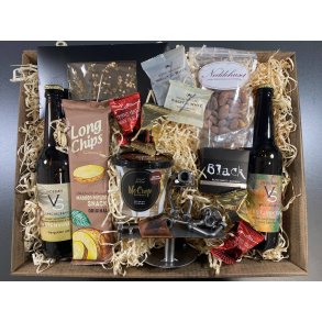 Gavekurv med metalfigur - Mandlig Kiropraktor - l og hygge