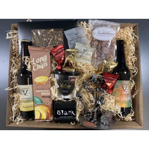 Gavekurv med metalfigur - Mandlig L�ge - �l og hygge