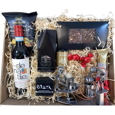 Gavekurv med metalfigur - Automatik og Proces Ingeni�r - Plastmager - Vin og hygge