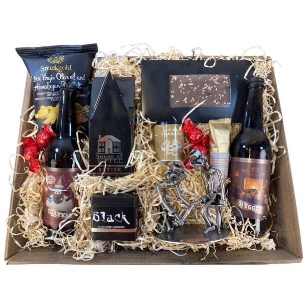 Gavekurv med metalfigur - Bandagist - Ortop�dist - Mand - �l og hygge