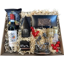 Gavekurv med metalfigur - Bandagist - Ortop�dist - Mand - Vin og hygge