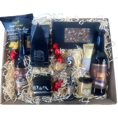 Gavekurv med metalfigur - Den rejselystne kvinde - l og hygge