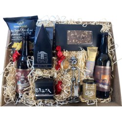 Gavekurv med metalfigur - Den rejselystne mand - l og hygge