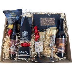 Gavekurv med metalfigur - Forsyningsoperatr - Elektriker - l og hygge