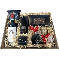 Gavekurv med metalfigur - Fugemont�r - Vin og hygge