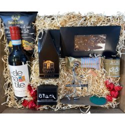 Gavekurv med metalfigur - Greenkeeper - Vin og hygge