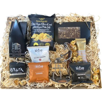 Gavekurv med metalfigur - Kvindelig Butiksslagter - L�kkerier