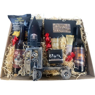 Gavekurv med metalfigur - Kvindelig Lastbilchauffr - l og hygge