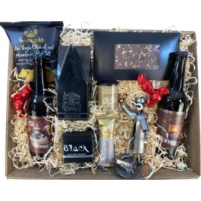 Gavekurv med metalfigur - Kvindelig master - �l og hygge