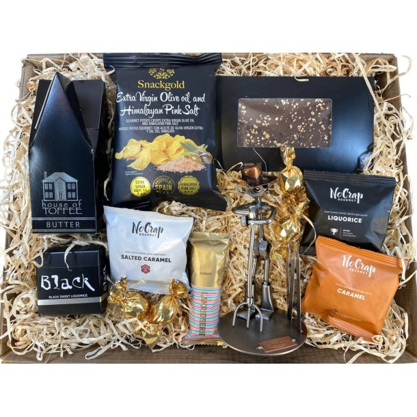 Gavekurv med metalfigur - Landmand - Farmer - L�kkerier